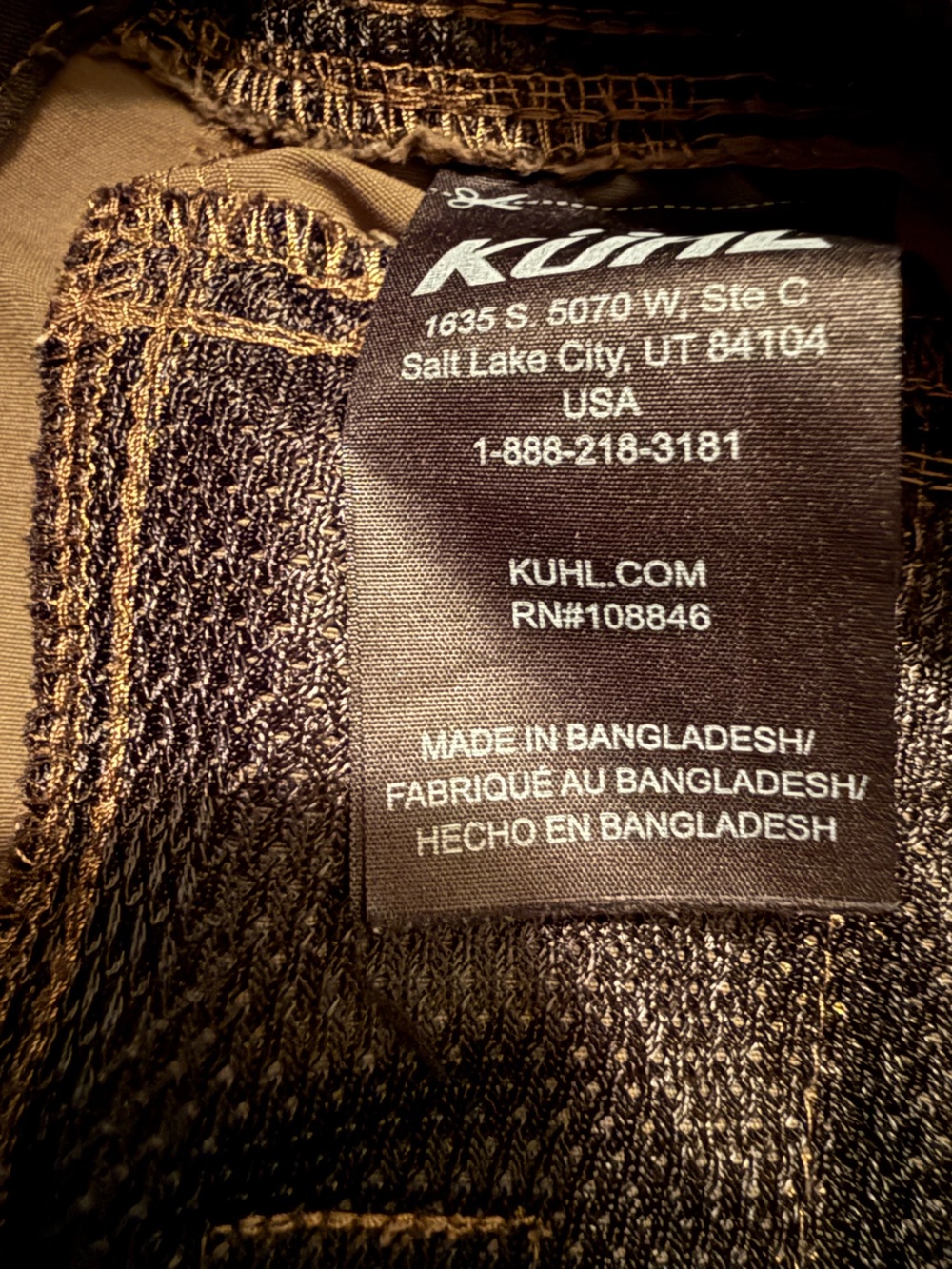 Kuhl Men’s Renegade Shorts in Burnt Olive sz 34 - Picture 5 of 12